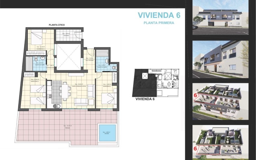 Obra nueva - Ático -
Pilar de la Horadada - pueblo