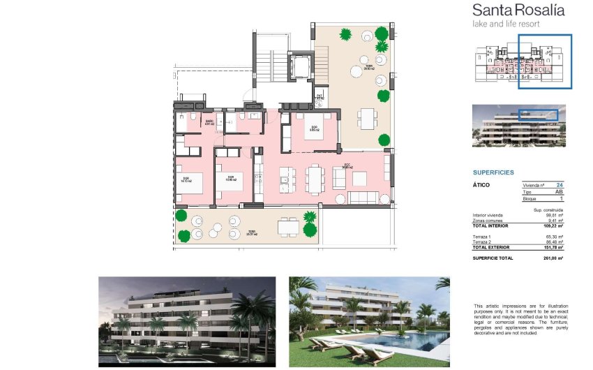 Obra nueva - Ático -
Torre Pacheco - Santa Rosalia Lake And Life Resort