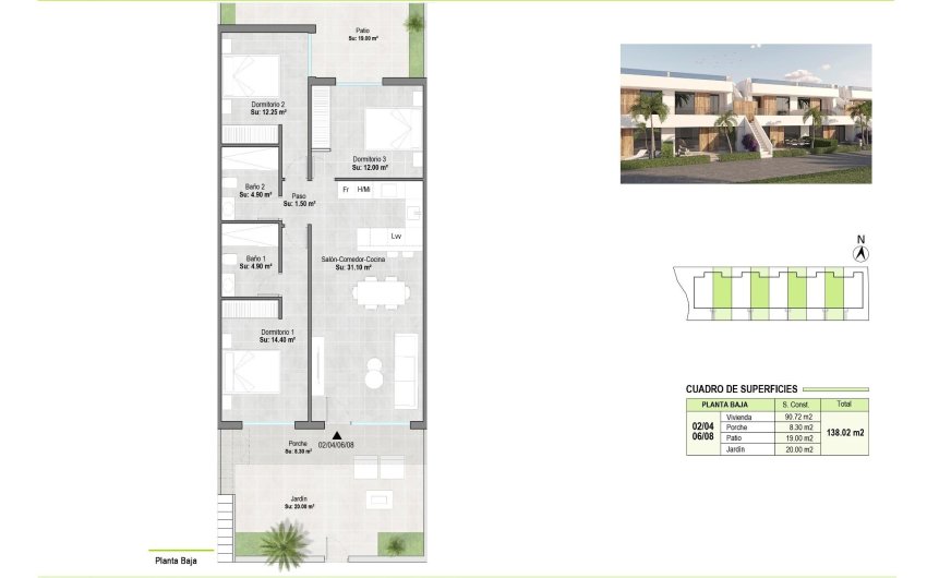 Obra nueva - Bungalow -
Alhama De Murcia - Condado De Alhama