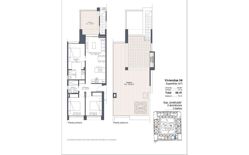 Obra nueva - Bungalow -
Ciudad Quesada - Lo Marabú