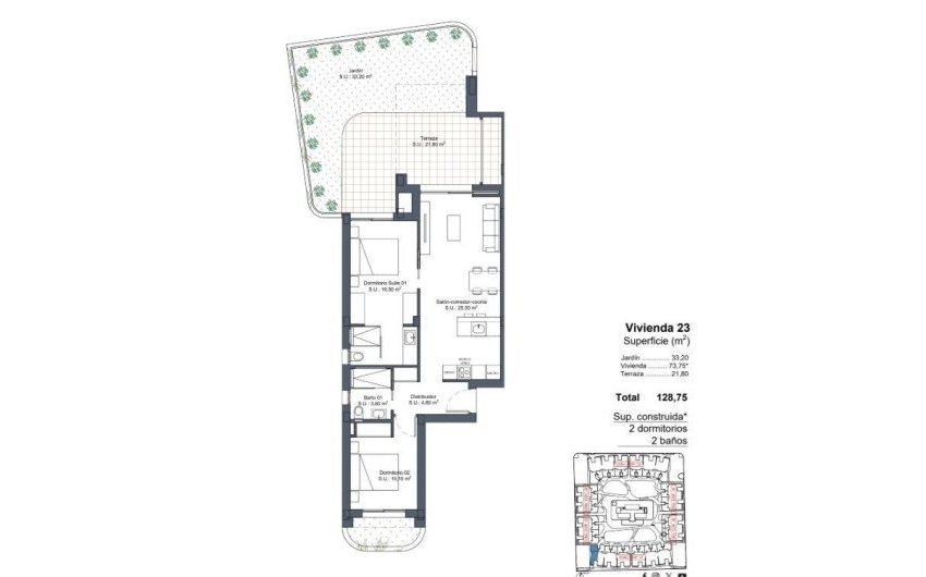 Obra nueva - Bungalow -
Ciudad Quesada - Lo Marabú