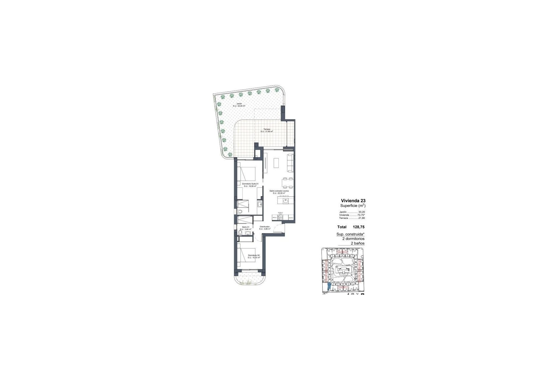 Obra nueva - Bungalow -
Ciudad Quesada - Lo Marabú