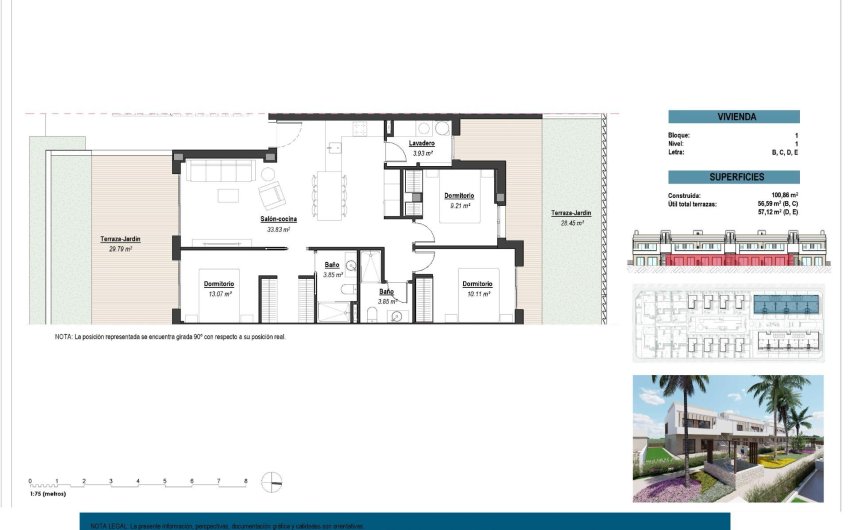Obra nueva - Bungalow -
Los Alcazares - Serena Golf