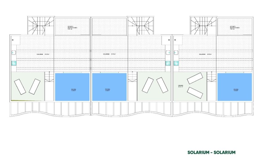 Obra nueva - Bungalow -
Pilar de la Horadada - parques de Andromeda