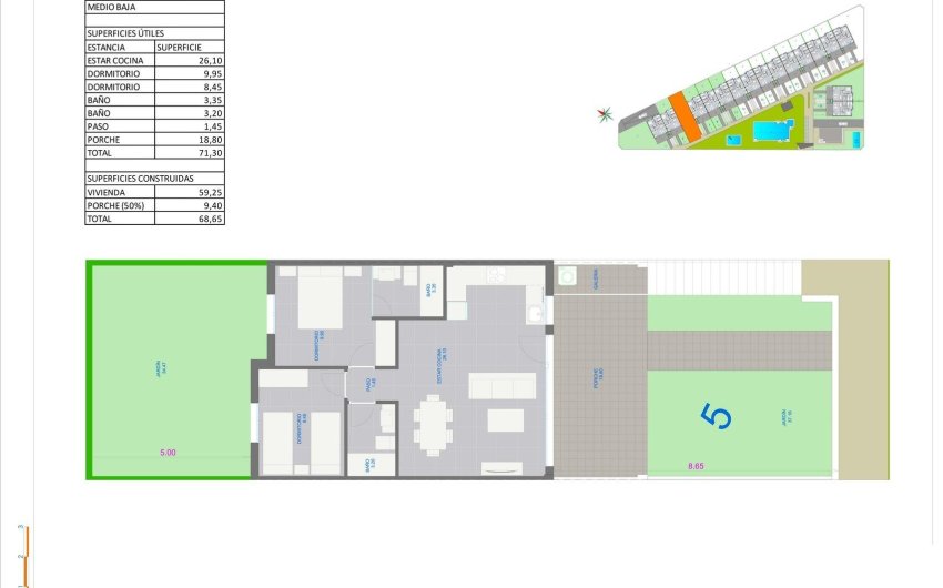 Obra nueva - Bungalow -
Pilar de la Horadada - pueblo