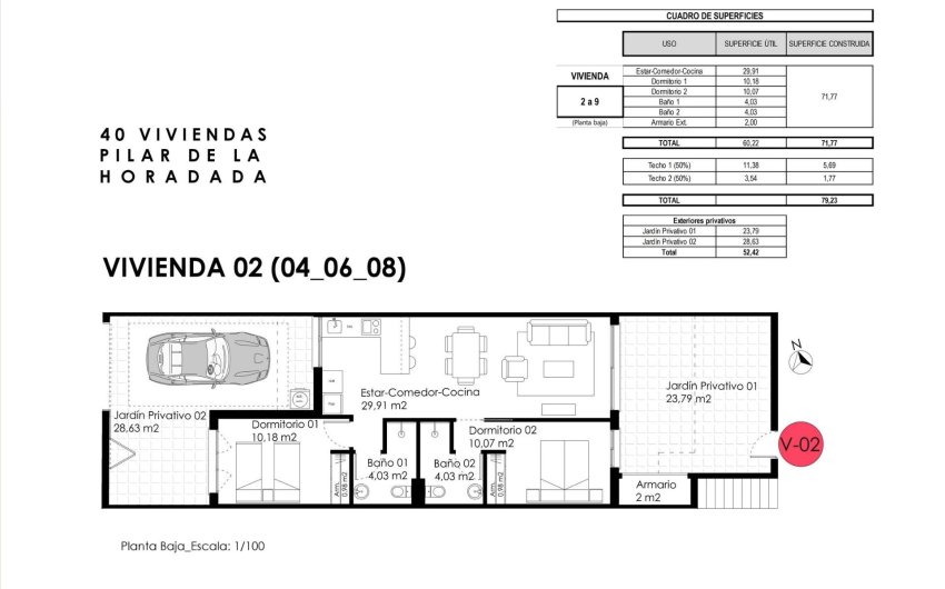 Obra nueva - Bungalow -
Pilar de la Horadada - pueblo