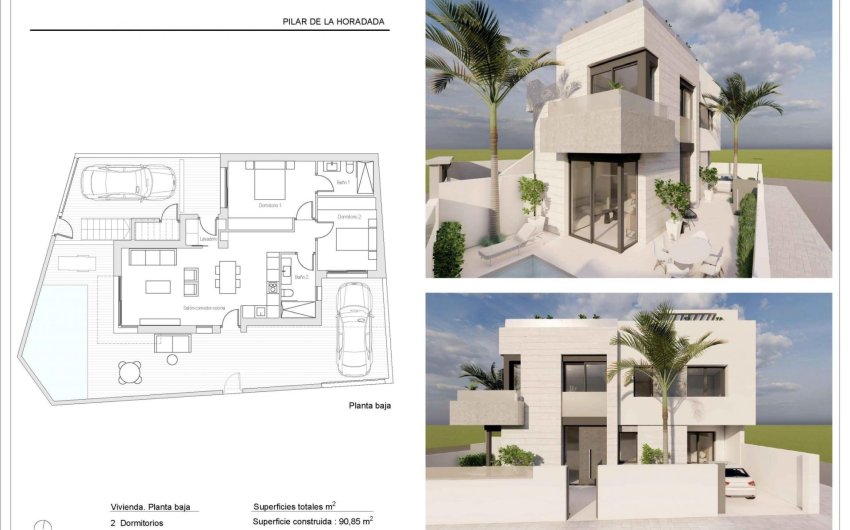 Obra nueva - Bungalow -
Pilar de la Horadada - pueblo