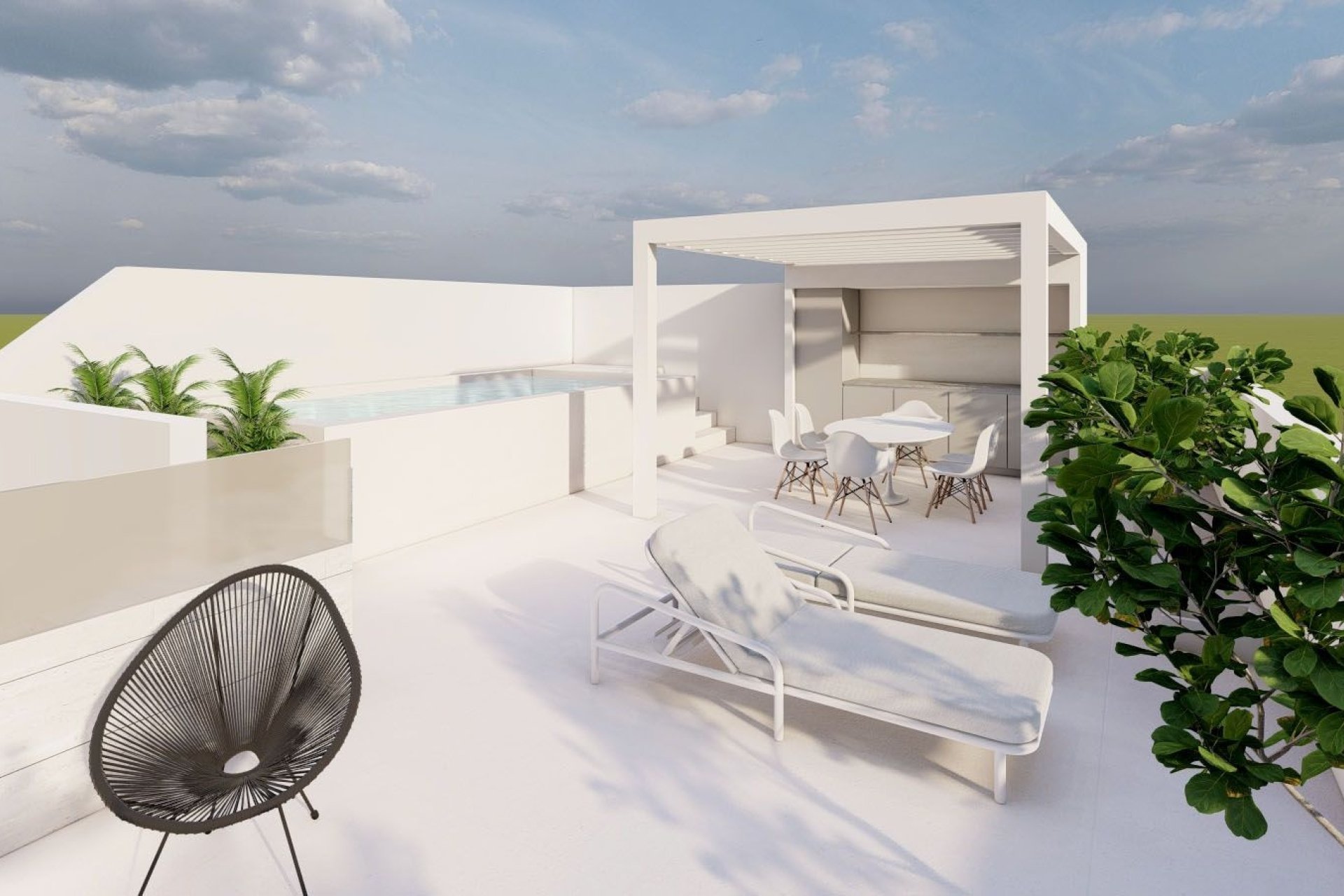 Obra nueva - Bungalow -
Pilar de la Horadada - pueblo