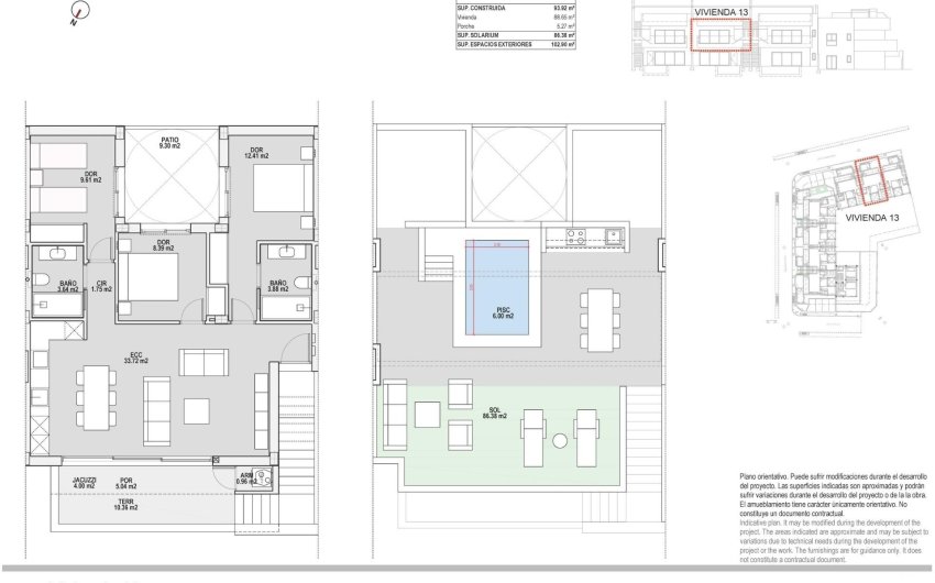Obra nueva - Bungalow -
Pilar de la Horadada - pueblo