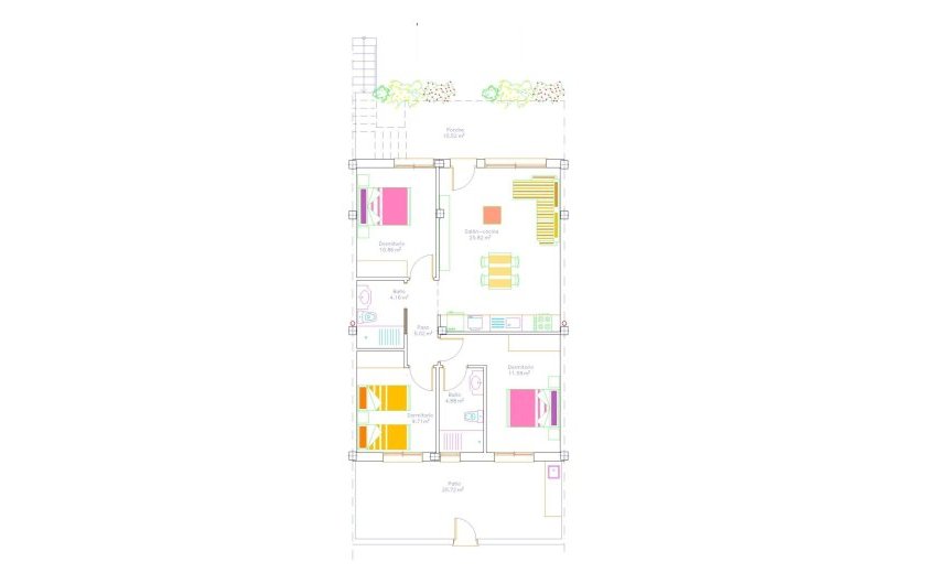 Obra nueva - Bungalow -
San Javier - pueblo