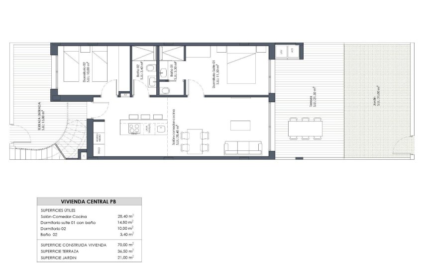 Obra nueva - Bungalow -
San Miguel de Salinas - Cerro Del Sol