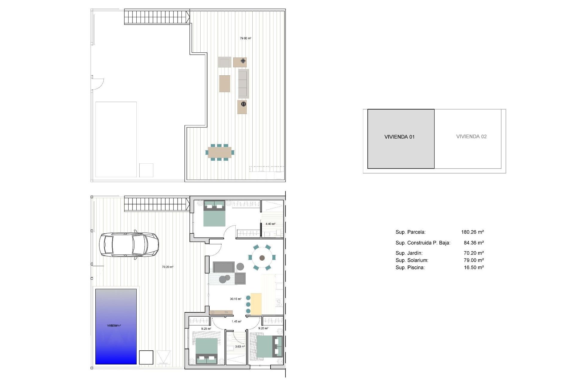 Obra nueva - Quad House -
Torre Pacheco - pueblo