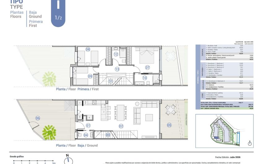 Obra nueva - Town House -
El Campello - Platja de L´Amerador