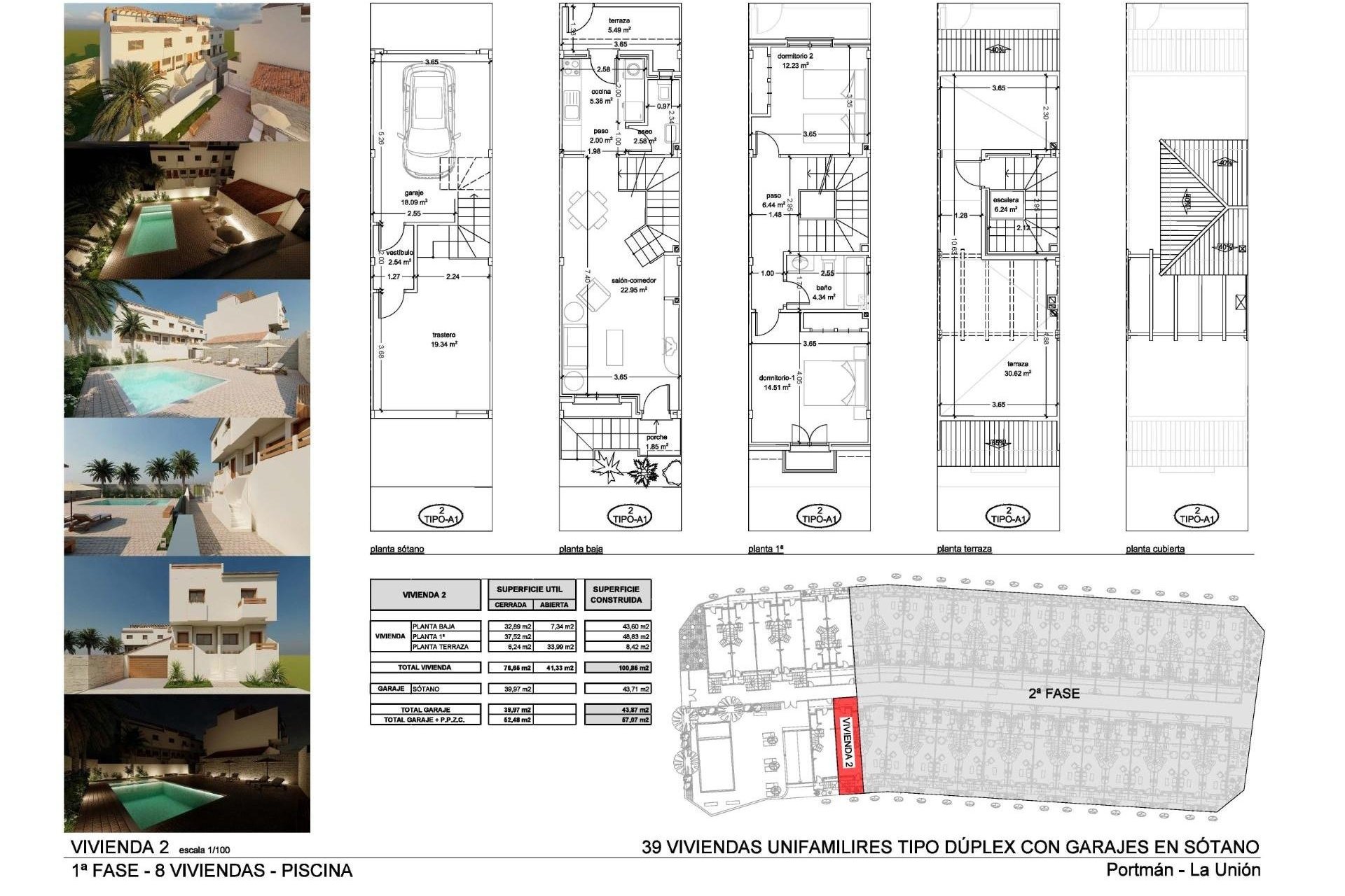 Obra nueva - Town House -
La Union - centro