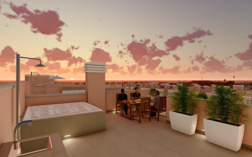 Obra nueva - Town House -
Pilar de la Horadada - Lo Monte