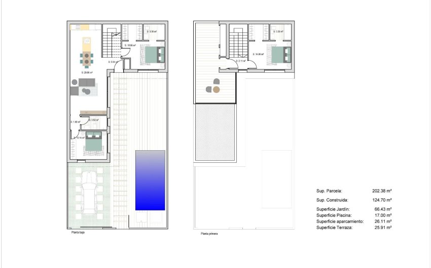 Obra nueva - Town House -
San Javier - Parque del doce
