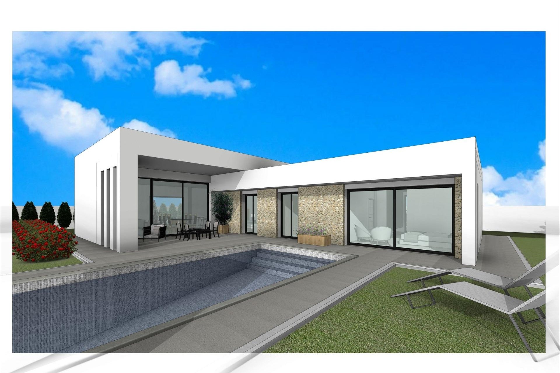 Obra nueva - Villa -
Aspe - Poligono 19