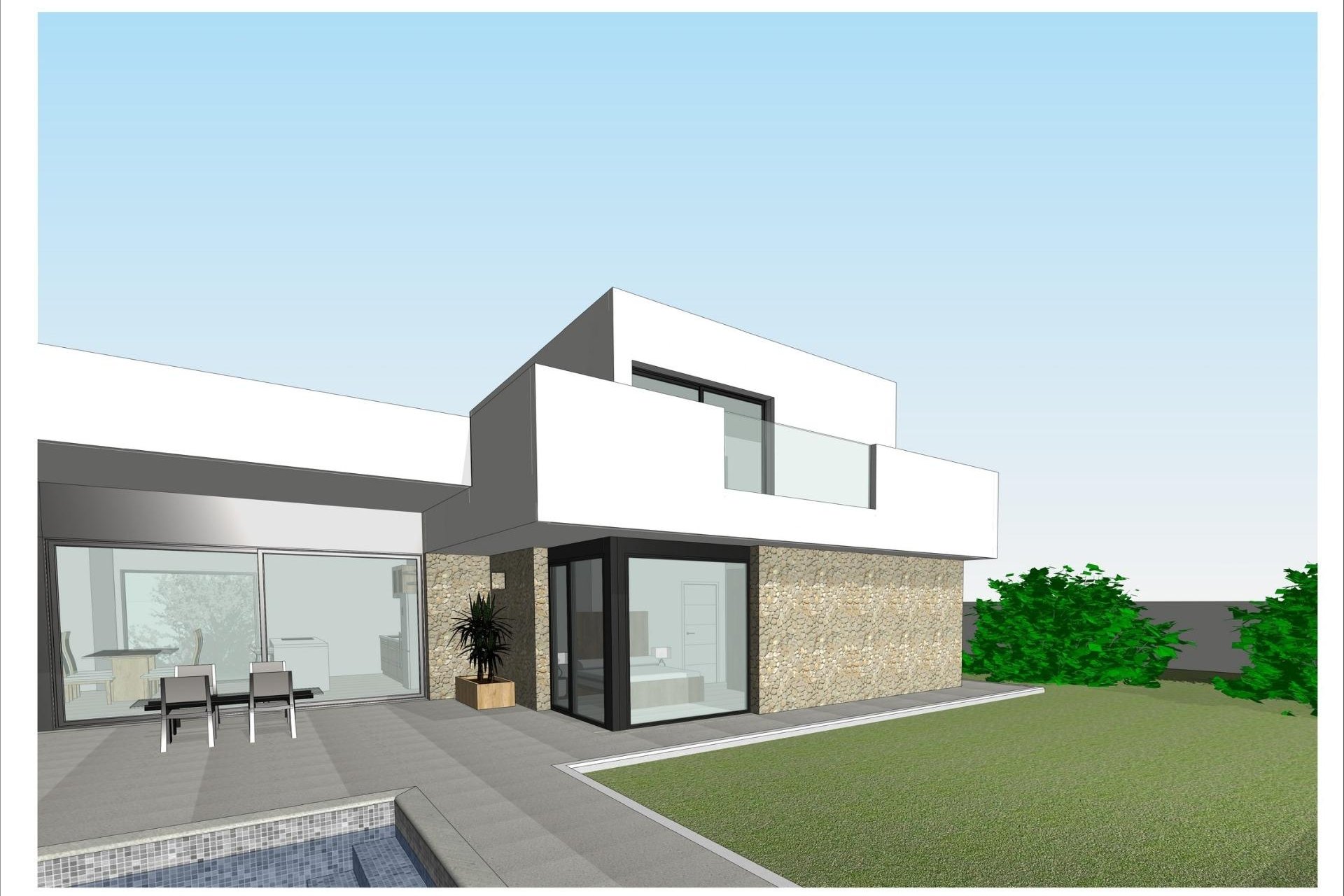 Obra nueva - Villa -
Aspe - Poligono 19