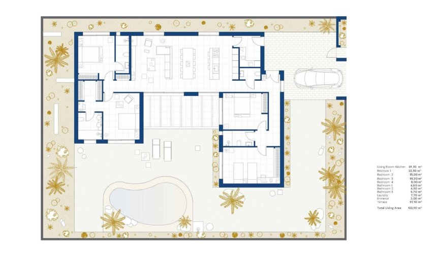 Obra nueva - Villa -
Baños y Mendigo - Altaona Golf