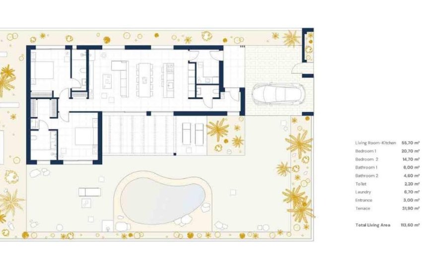 Obra nueva - Villa -
Baños y Mendigo - Altaona Golf