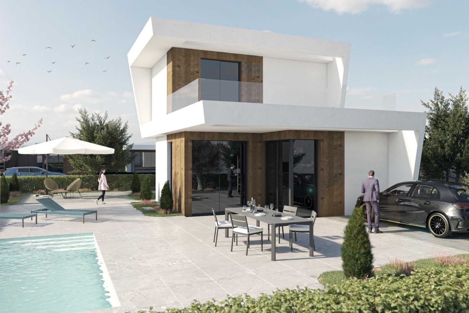Obra nueva - Villa -
Baños y Mendigo - Altaona Golf
