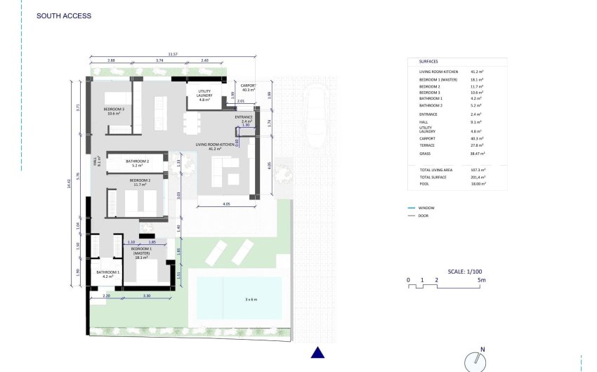Obra nueva - Villa -
Baños y Mendigo - Altaona Golf