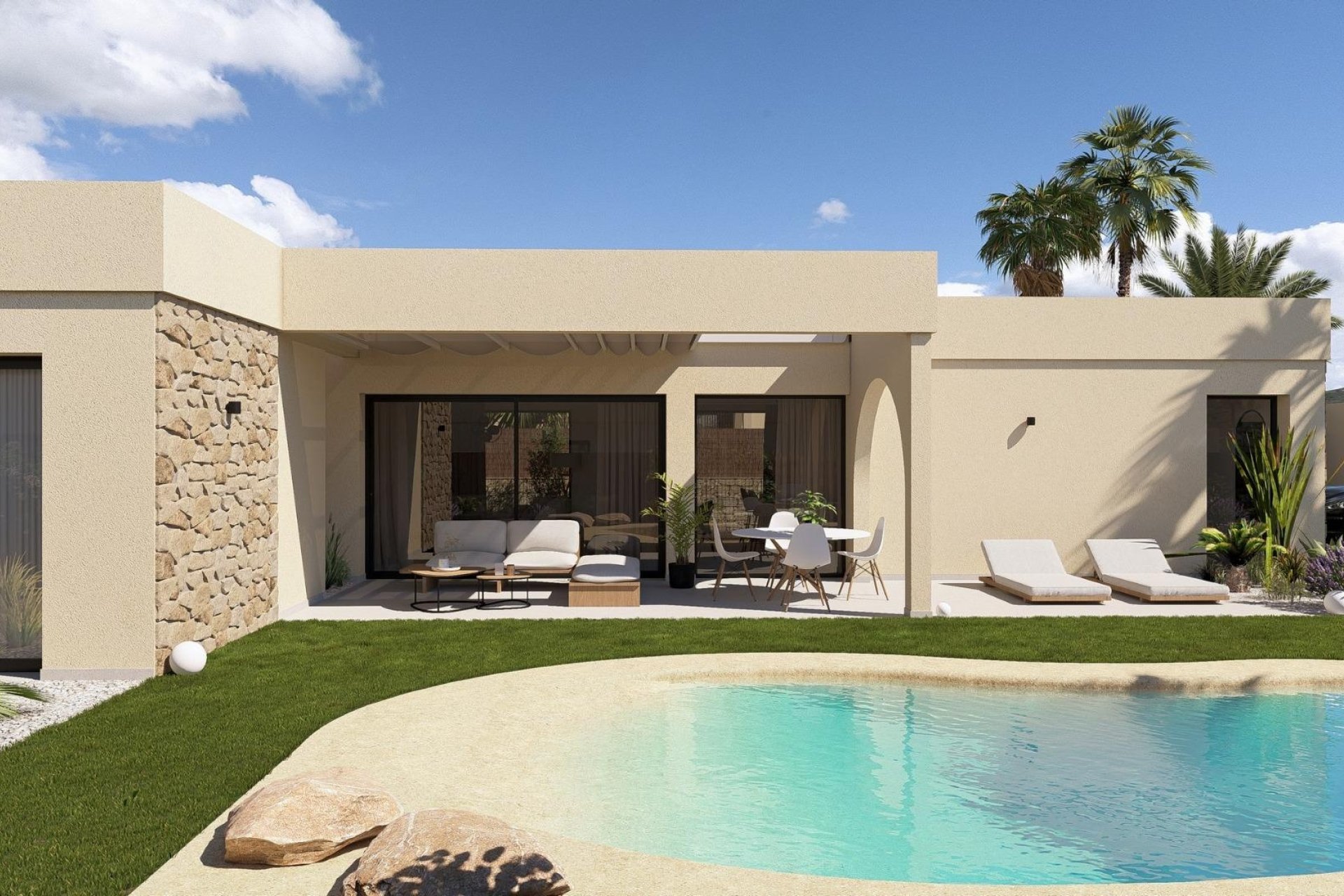 Obra nueva - Villa -
Baños y Mendigo - Altaona Golf