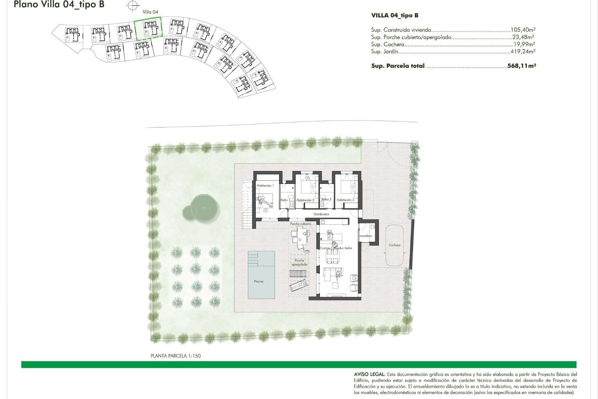Obra nueva - Villa -
Fuente Álamo - Hacienda del Alamo