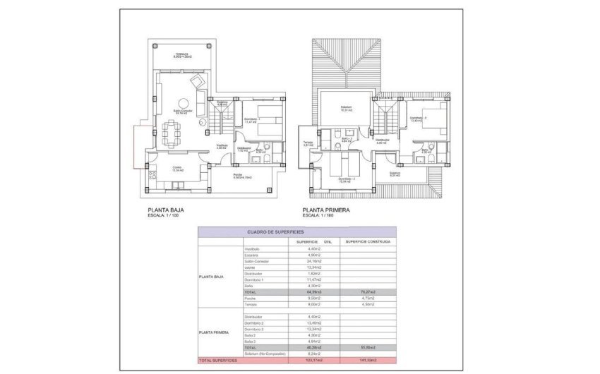 Obra nueva - Villa -
Lorca - Purias