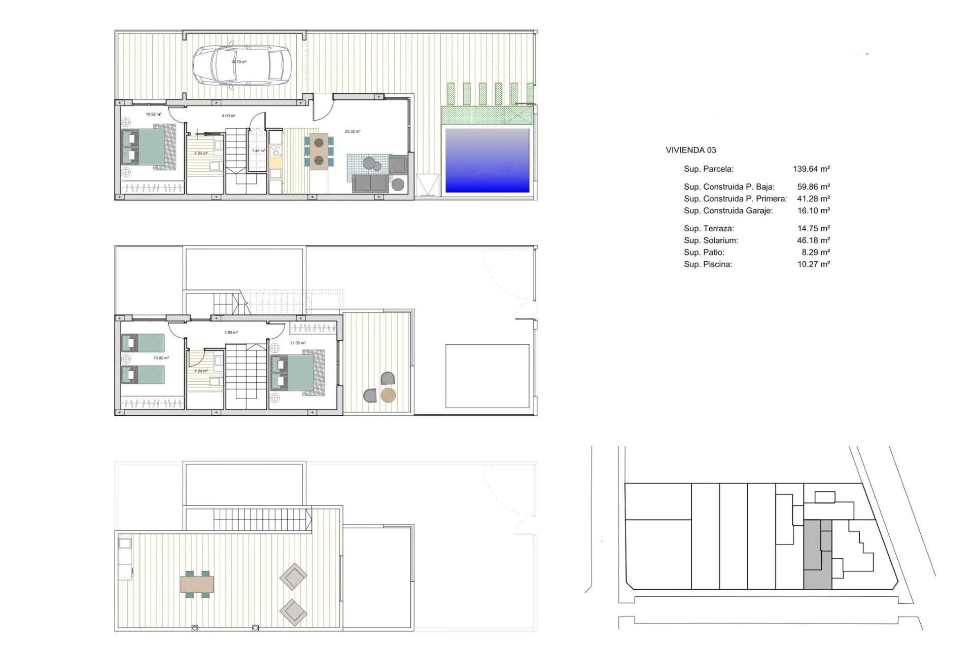 Obra nueva - Villa -
Los Alcazares - La Concha
