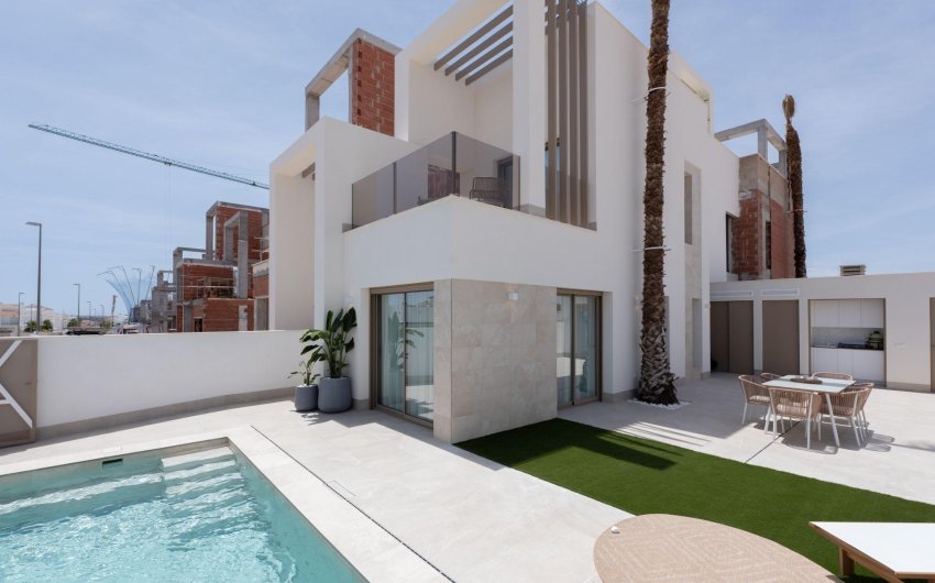 Obra nueva - Villa -
Los Alcazares - Serena Golf