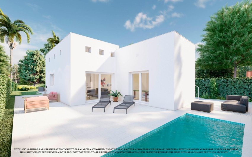 Obra nueva - Villa -
Los Alcazares - Serena Golf