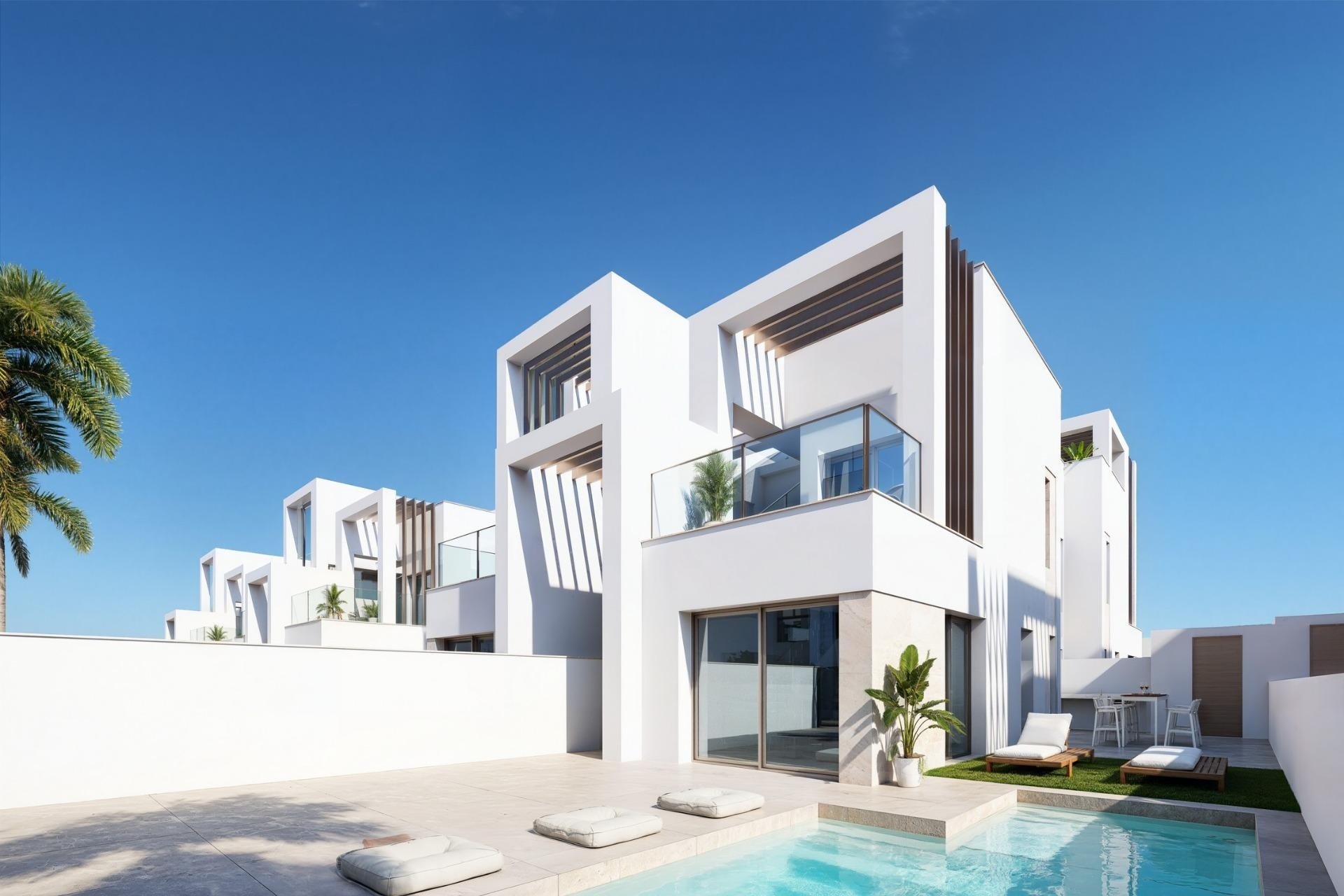 Obra nueva - Villa -
Los Alcazares - Serena Golf