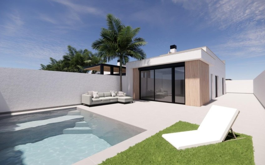Obra nueva - Villa -
Los Alcazares - Serena Golf