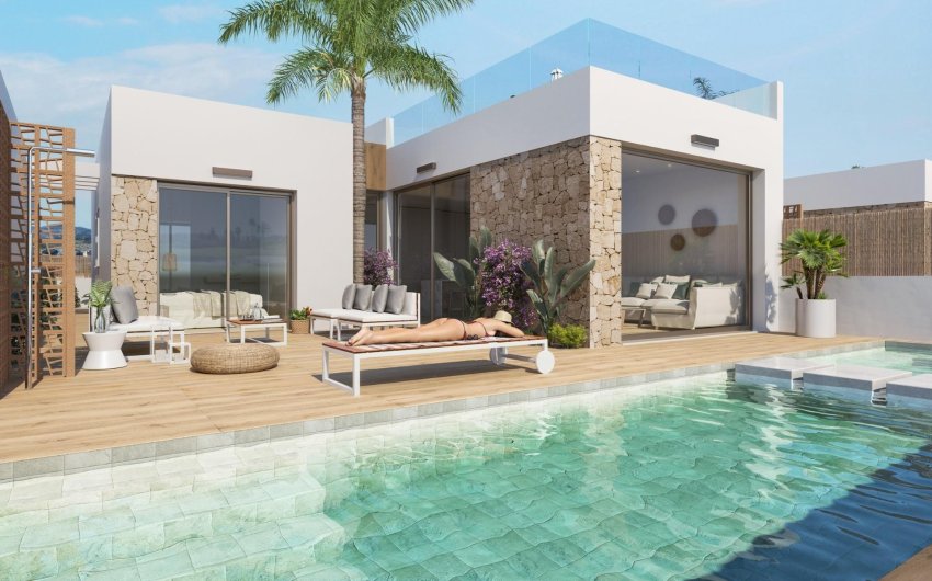 Obra nueva - Villa -
Los Alcazares - Serena Golf