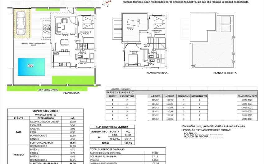 Obra nueva - Villa -
Los Montesinos - La Herrada