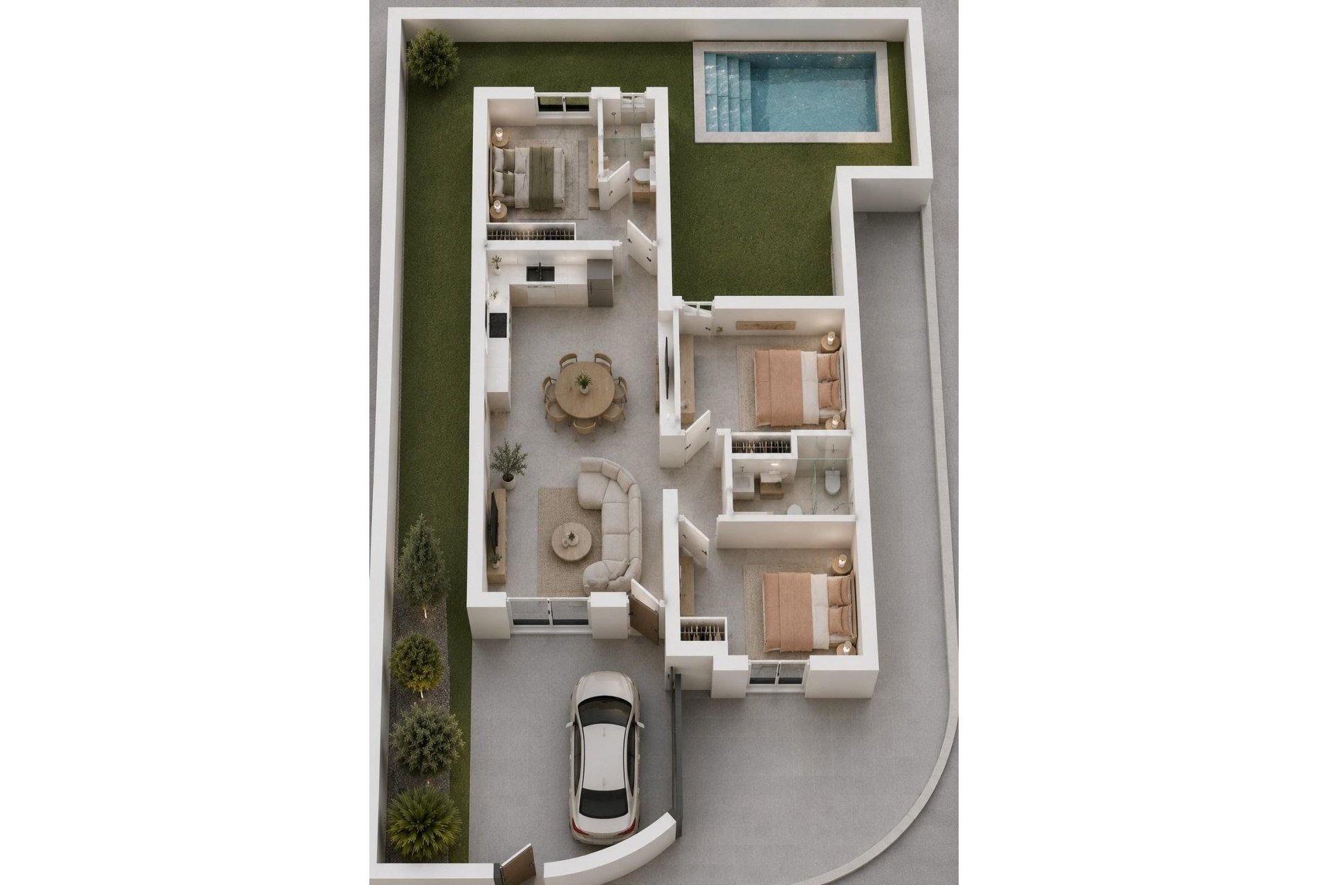 Obra nueva - Villa -
Mazarron - Country Club