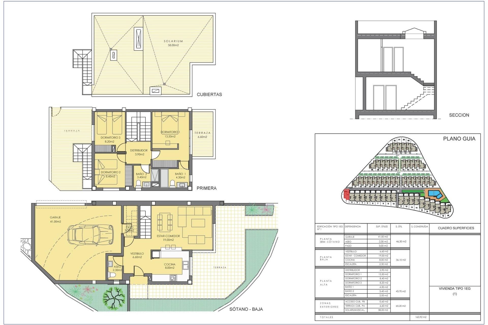 Obra nueva - Villa -
Monforte del Cid - Alenda Golf