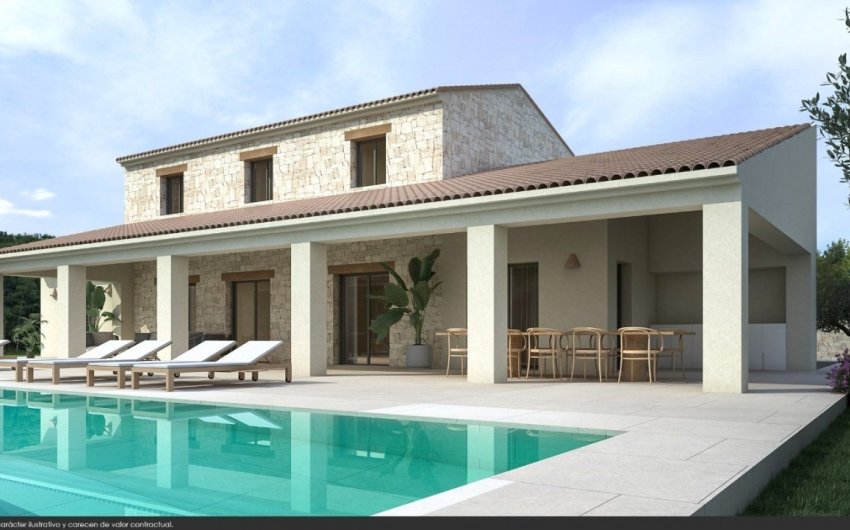 Obra nueva - Villa -
Moraira_Teulada - Fustera