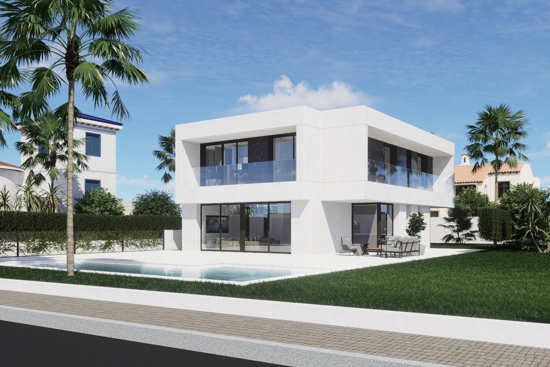 Obra nueva - Villa -
Orihuela Costa - La Zenia