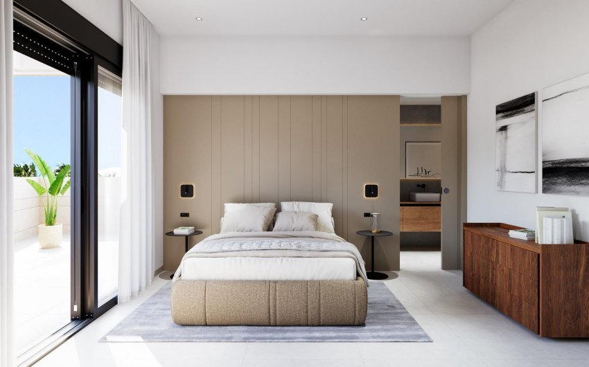 Obra nueva - Villa -
Pilar de la Horadada - parques de Andromeda