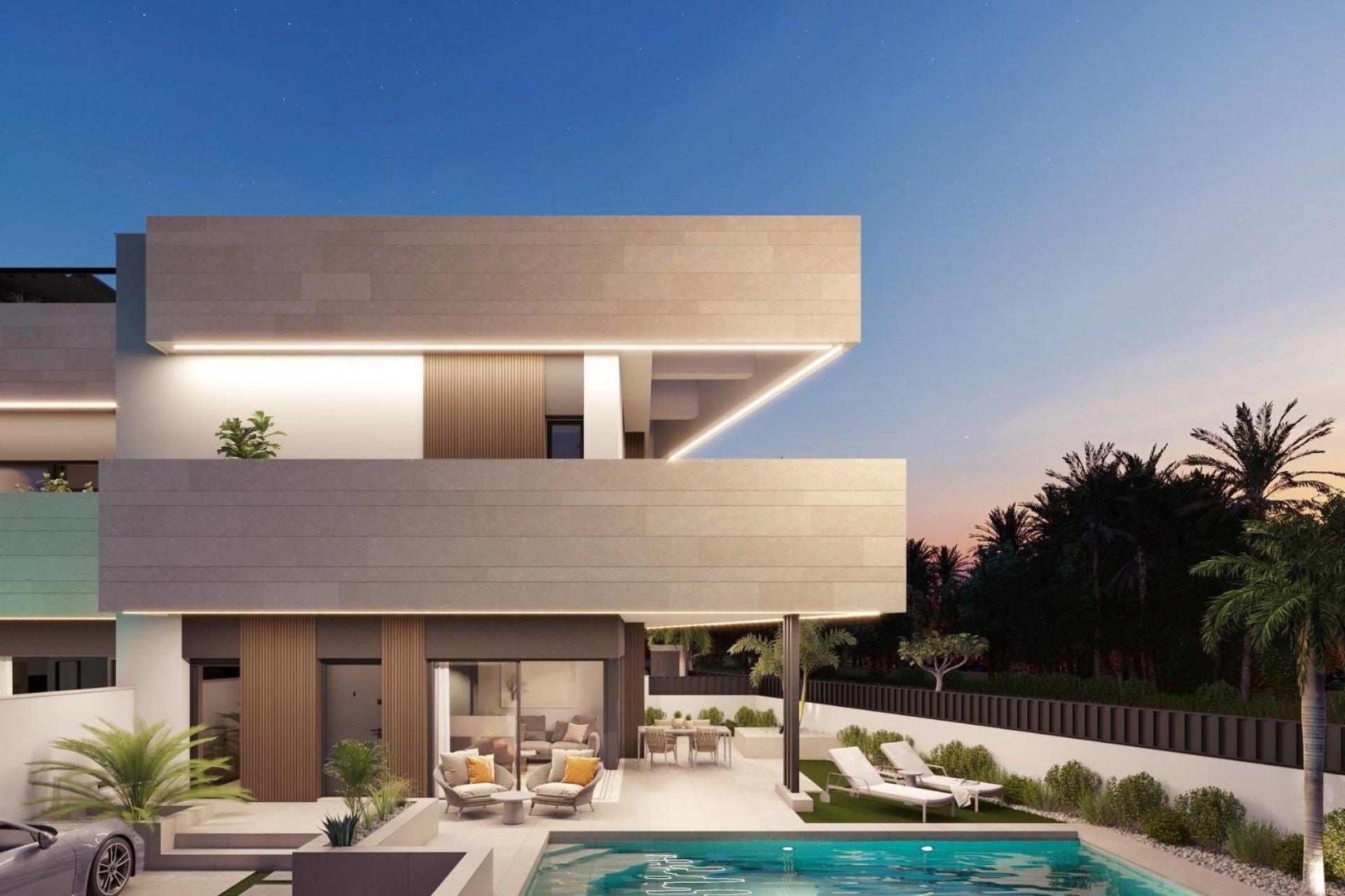 Obra nueva - Villa -
Pilar de la Horadada - parques de Andromeda
