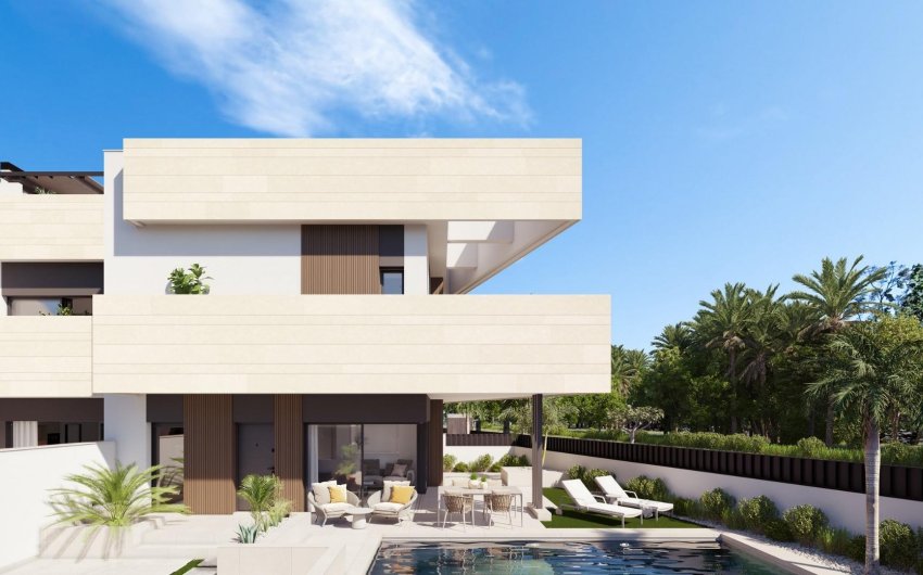 Obra nueva - Villa -
Pilar de la Horadada - parques de Andromeda