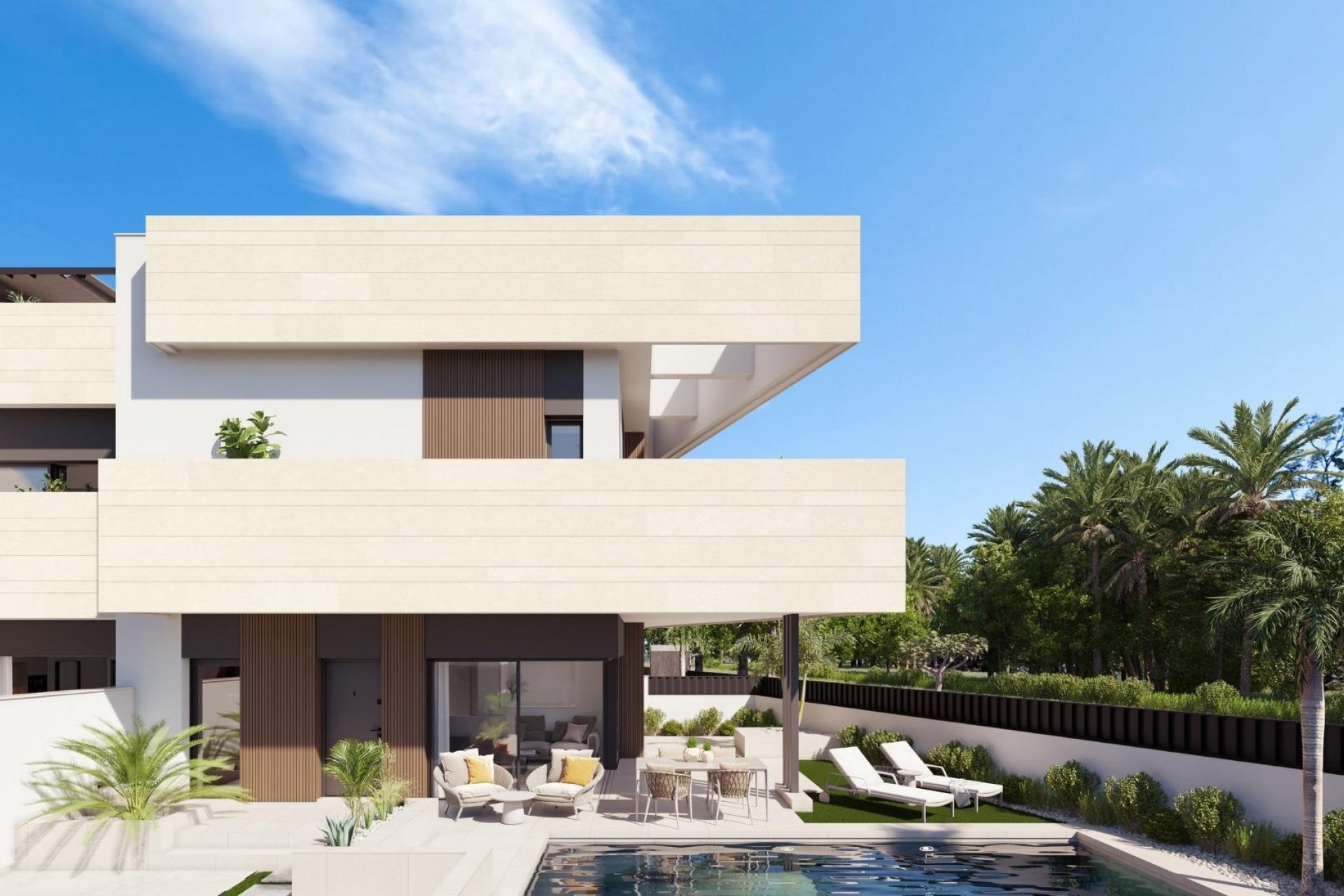 Obra nueva - Villa -
Pilar de la Horadada - parques de Andromeda