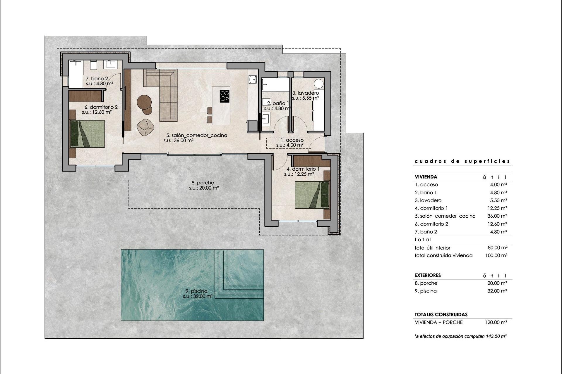 Obra nueva - Villa -
Pinoso - Lel