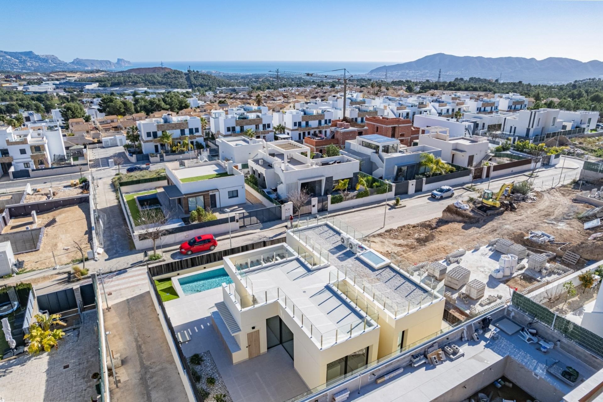 Obra nueva - Villa -
Polop - La Alberca