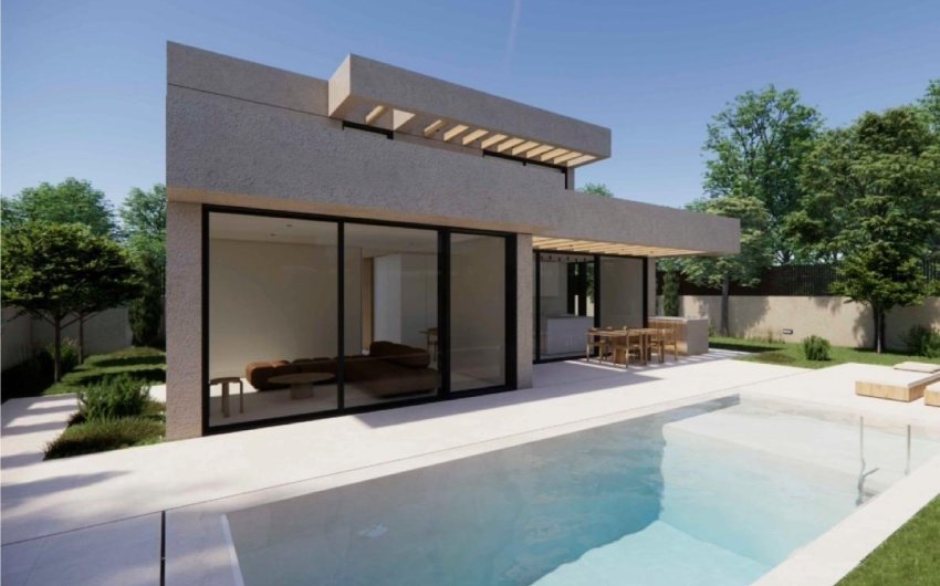 Obra nueva - Villa -
Polop - La Alberca