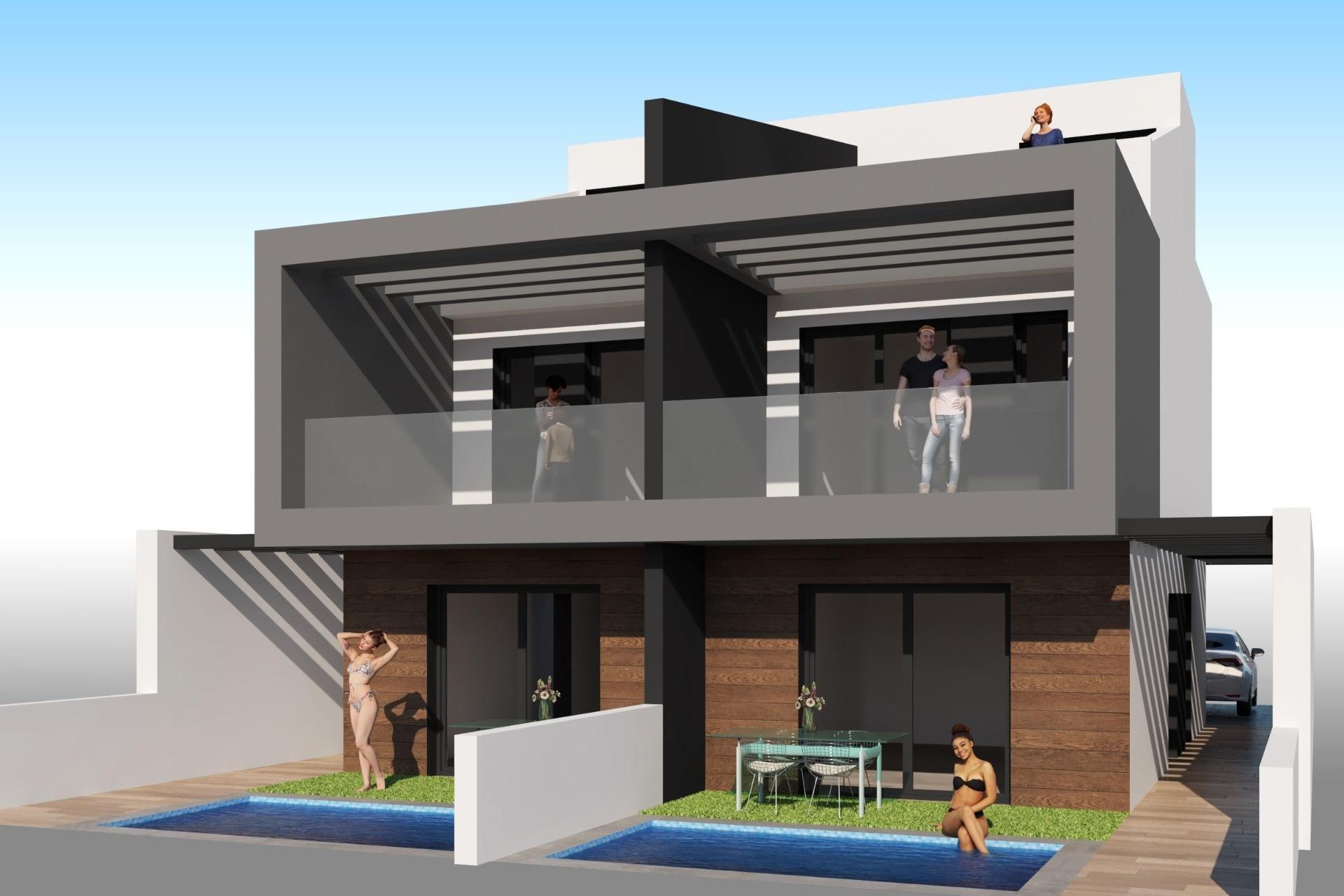 Obra nueva - Villa -
San Javier - Santiago De La Ribera