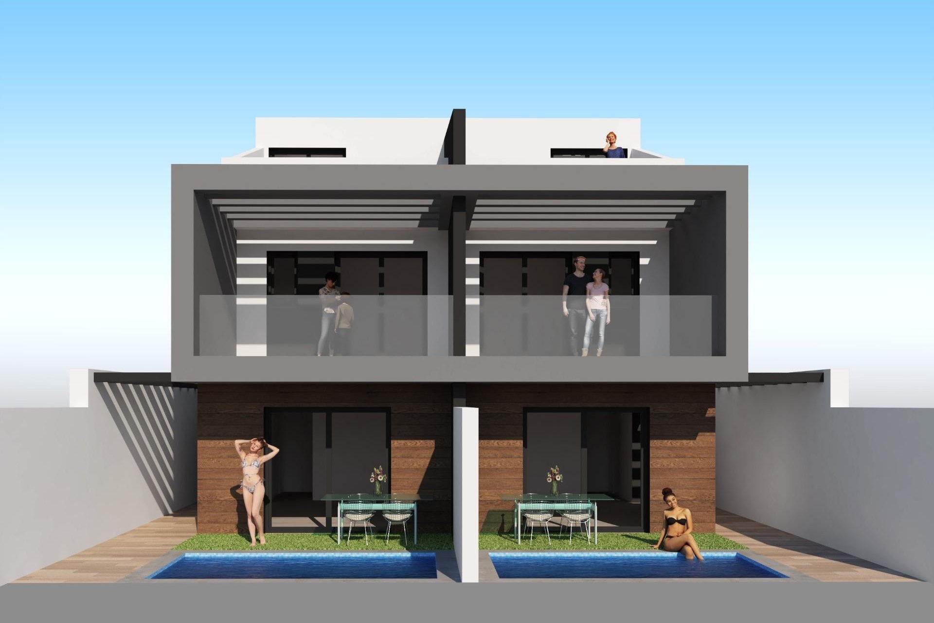 Obra nueva - Villa -
San Javier - Santiago De La Ribera