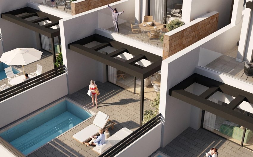 Obra nueva - Villa -
Torrevieja - Aguas Nuevas